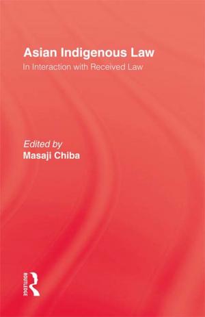 Cover of the book Asian Indigenous Law by 