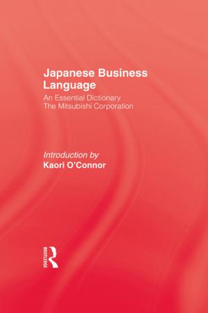 Cover of the book Japanese Business Language by Suehiro Kitaguchi, Alastair McLauchlan