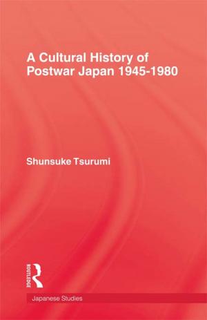 Cover of the book Cultural History Of Postwar Japa by Michael R. Page