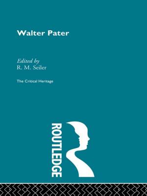 Cover of the book Walter Pater by Robert Gorman