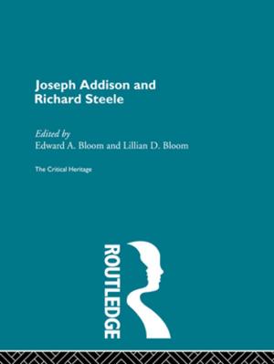 Cover of the book Joseph Addison and Richard Steele by Merry E. Wiesner