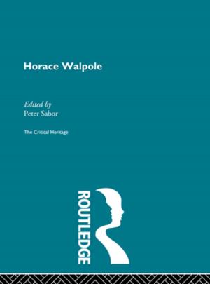 Cover of the book Horace Walpole by Anna Källén