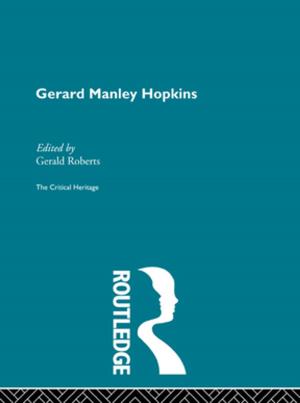 Cover of the book Gerard Manley Hopkins by Joshua P Gutwill, Sue Allen