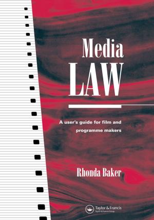 Cover of the book Media Law by David Punter