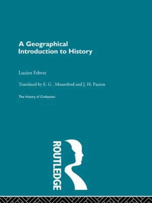 Cover of the book A Geographical Introduction to History by H. P. R. Finberg