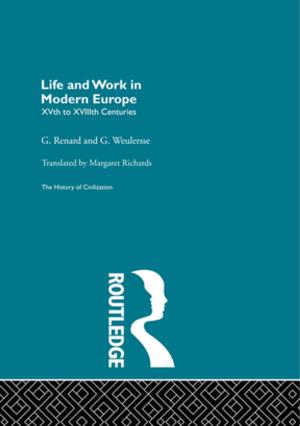 Cover of the book Life and Work in Modern Europe by Jiří Přibáň