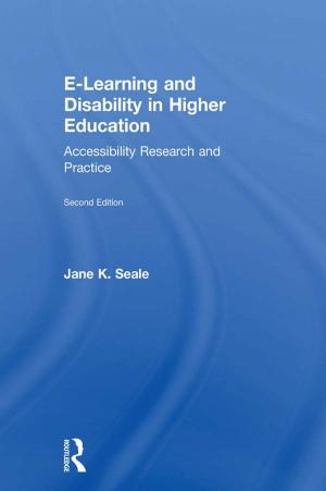 Book cover of E-learning and Disability in Higher Education