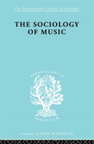 Book cover of Sociology Of Music Ils 91