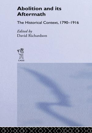 Cover of the book Abolition and Its Aftermath by Nicholas Orme
