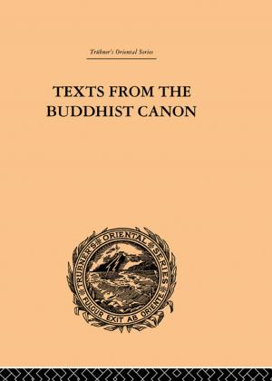 Cover of the book Texts from the Buddhist Canon by A. Geske Dijkstra