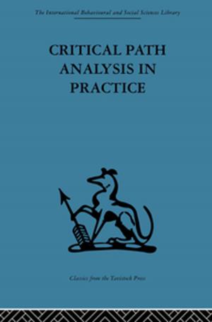 Cover of the book Critical Path Analysis in Practice by Robrecht Declercq
