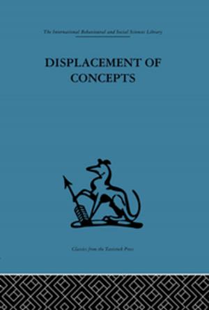 Cover of the book Displacement of Concepts by J. Pedro Lorente