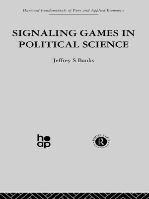 Cover of the book Signalling Games in Political Science by Otto Jespersen