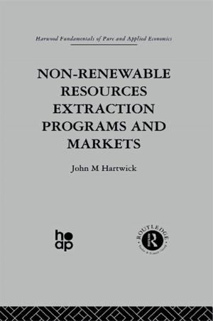 Cover of the book Non-Renewable Resources Extraction Programs and Markets by 