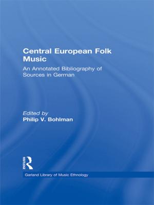 Cover of the book Central European Folk Music by Sandra L. Bertman