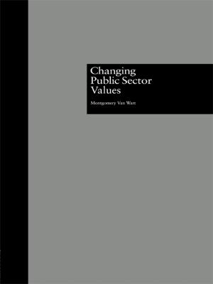 Cover of the book Changing Public Sector Values by Karen Jillings