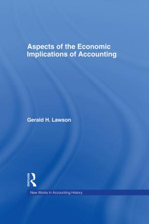 Cover of the book Aspects of the Economic Implications of Accounting by J. Dennis Thomas
