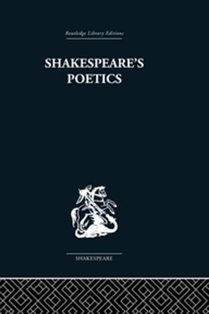 Cover of the book Shakespeare's Poetics by David J. Jones, Ronald J. Recardo