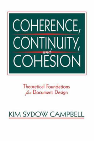 Cover of the book Coherence, Continuity, and Cohesion by Dr Paul Johnston, Paul Johnston