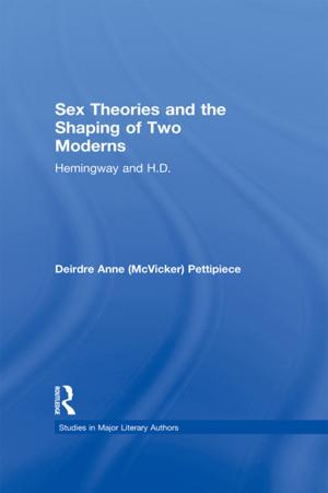 Cover of the book Sex Theories and the Shaping of Two Moderns by Odiedo Stephen
