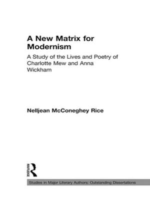 Cover of the book A New Matrix for Modernism by John Blewitt, Daniella Tilbury