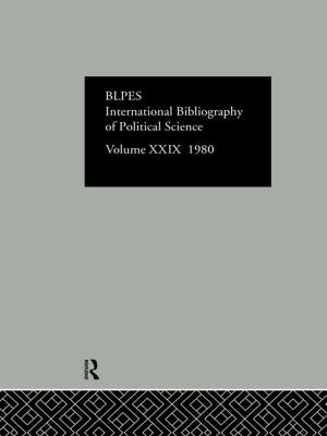 bigCover of the book Ibss Poli Sci 29 1980 by 
