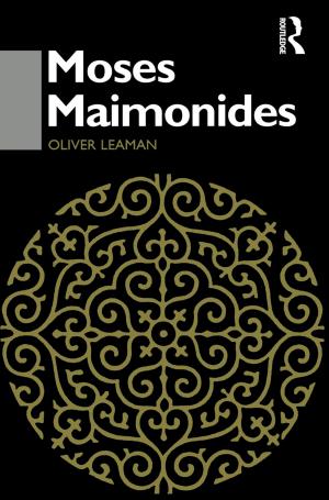 Cover of the book Moses Maimonides by 