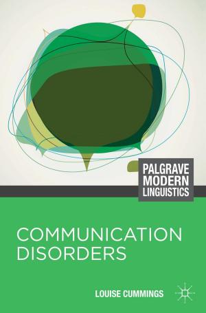 Cover of the book Communication Disorders by Christoph Jürgensen, Ingo Irsigler