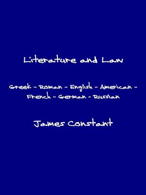 Cover of the book Literature and Law by James Constant