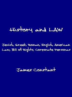 Cover of the book History and Law by James Constant