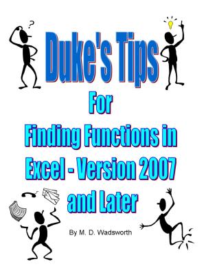 Cover of the book Duke’s Tips For Finding Functions in Excel: Version 2007 and Later by Oz du Soleil