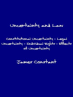 Book cover of Uncertainty and Law