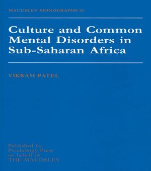 Cover of the book Culture And Common Mental Disorders In Sub-Saharan Africa by Temma Balducci