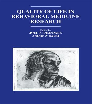 Cover of the book Quality of Life in Behavioral Medicine Research by Edo Pivčević