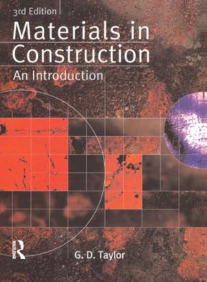 Cover of the book Materials in Construction by Graeme Dandy, Trevor Daniell, Robert Warner, Bernadette Foley