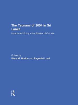 Cover of the book The Tsunami of 2004 in Sri Lanka by S.W. Creigh, Eric Wyn Evans