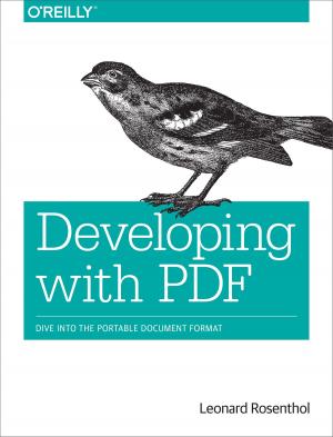 Cover of the book Developing with PDF by Evan Goer