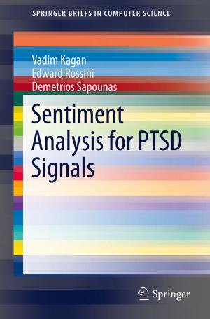 Cover of the book Sentiment Analysis for PTSD Signals by Marc S. Micozzi, Donald McCown, Diane K. Reibel
