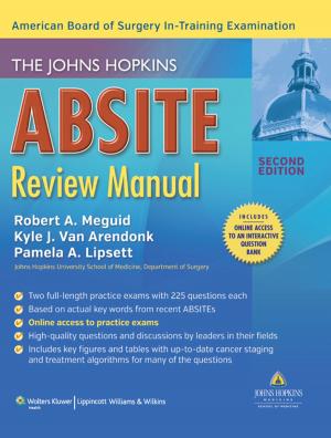 Cover of the book The Johns Hopkins ABSITE Review Manual by John J. Callaghan, Aaron G. Rosenberg, Harry E. Rubash, John Clohisy, Paul Beaule, Craig DellaValle