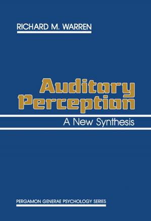 Cover of the book Auditory Perception by A.E.M. Nairn, A.S. Alsharhan