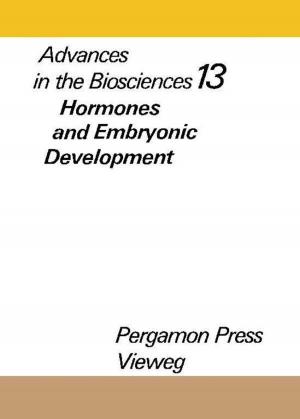 Cover of the book Hormones and Embryonic Development by Magali Reghezza-Zitt, Samuel Rufat