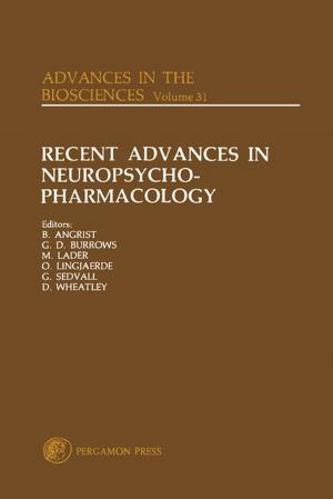 Cover of the book Recent Advances in Neuropsycho-Pharmacology by Steward T.A. Pickett, Jurek Kolasa, Clive G. Jones