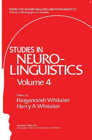 Cover of the book Studies in Neurolinguistics by Ian W. M. Smith