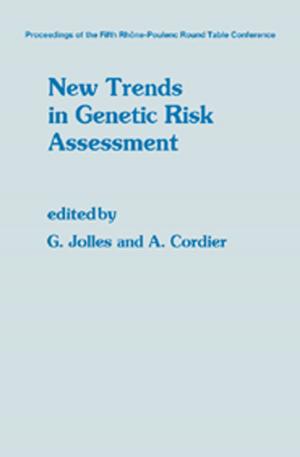 Cover of the book New Trends in Genetic Risk Assessment by Guan Heng Yeoh, Ph.D., Mechanical Engineering (CFD), University of New South Wales, Sydney, Jiyuan Tu