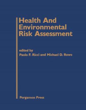 bigCover of the book Health and Environmental Risk Assessment by 