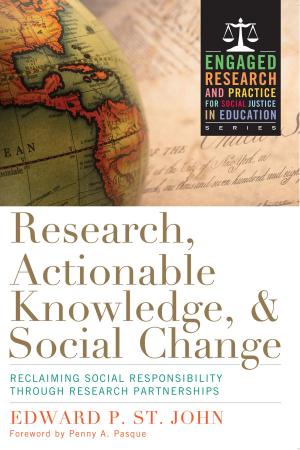 Cover of the book Research, Actionable Knowledge, and Social Change by James E. Zull