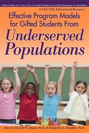 Cover of the book Effective Program Models for Gifted Students from Underserved Populations by Sheryl Berk, Carrie Berk