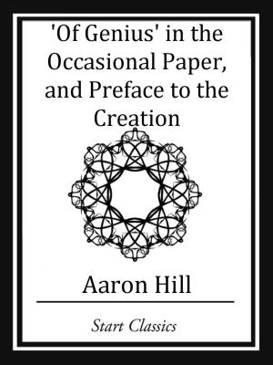 Cover of the book Of Genius' in the Occassional Paper, and Preface to the Creation by David Hume