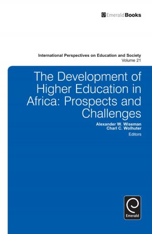 Cover of the book Development of Higher Education in Africa by Christopher Pole