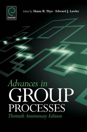 Cover of the book Advances in Group Processes by Raffaella Cagliano, Frederico Caniato, Christopher Worley